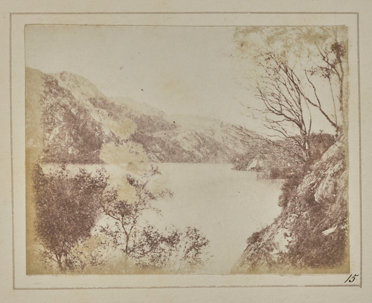 Sceneria Loch Katrine autorstwa William Henry Fox Talbot