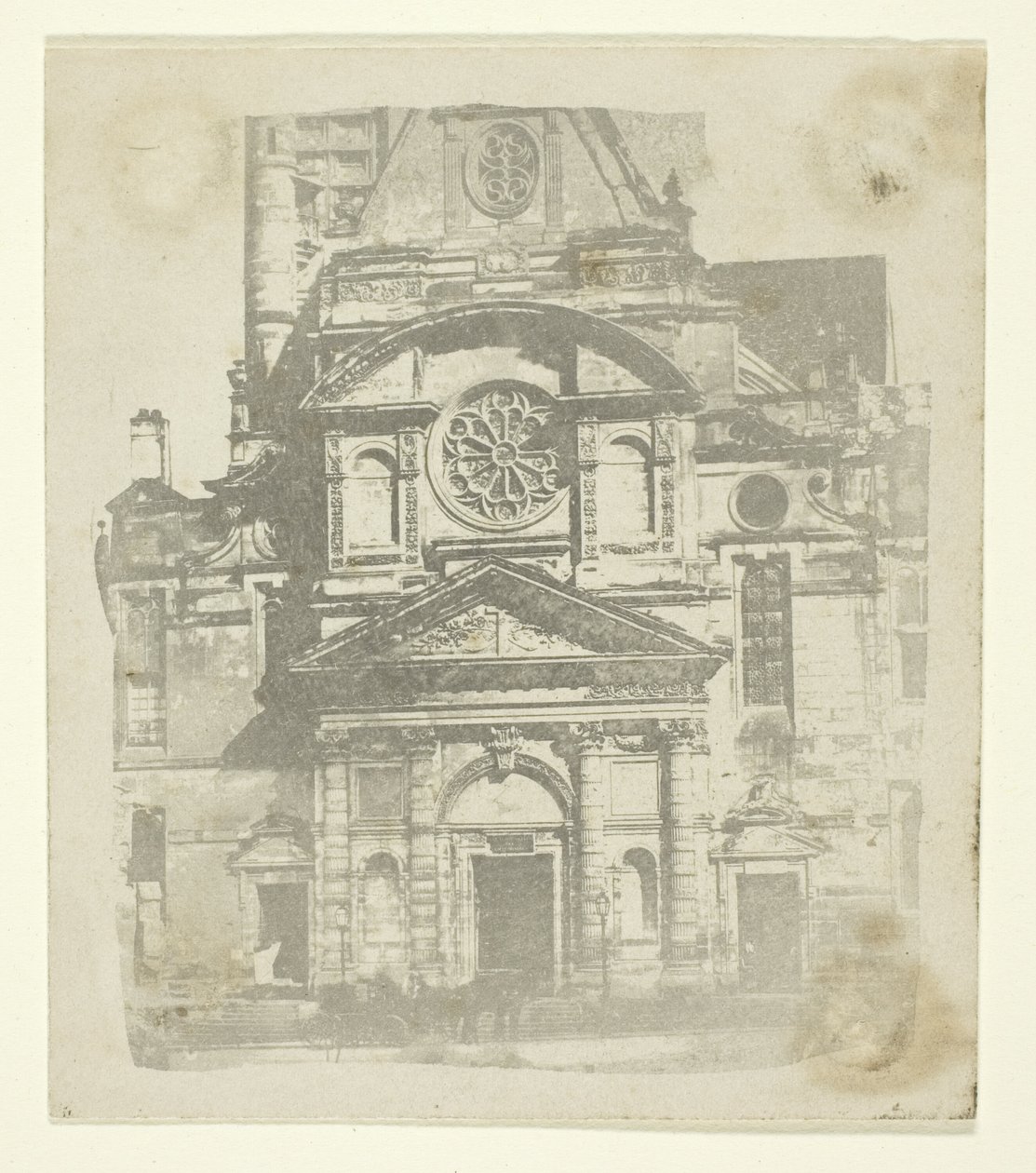 St. Etienne du Mont, Fasada autorstwa William Henry Fox Talbot