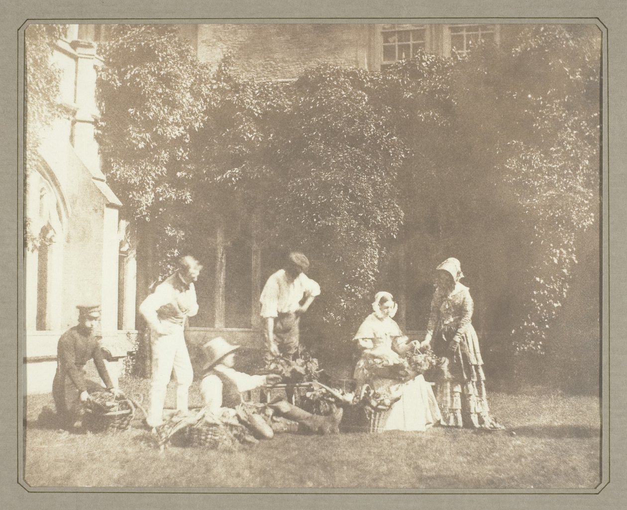 Sprzedawcy owoców autorstwa William Henry Fox Talbot