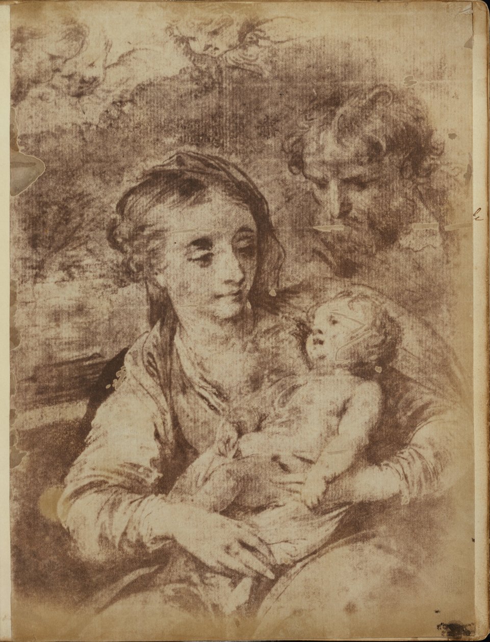 Święta Rodzina z Trzema Cherubinami autorstwa William Henry Fox Talbot