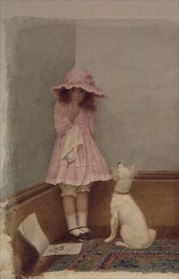 W hańbie (akwarela) autorstwa William Henry Gore