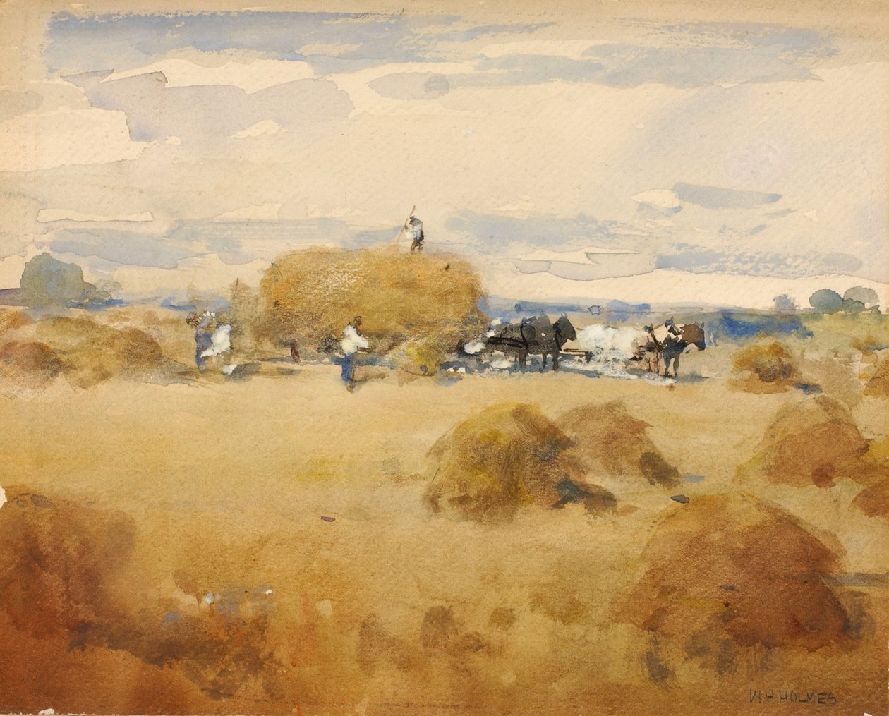 (Haymaking Scene) autorstwa William Henry Holmes