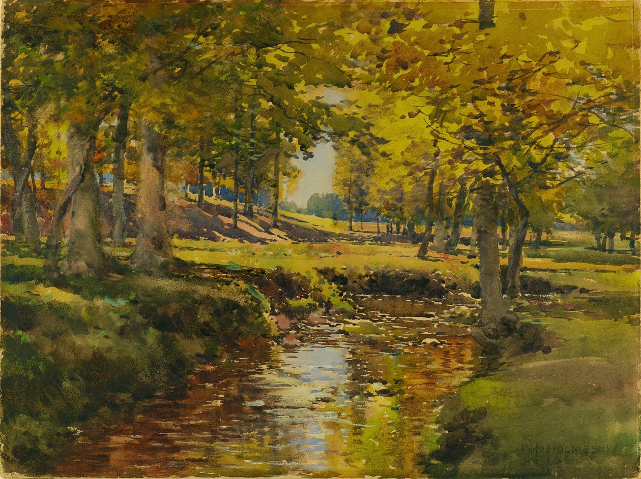 Jesień na skraju łąki autorstwa William Henry Holmes
