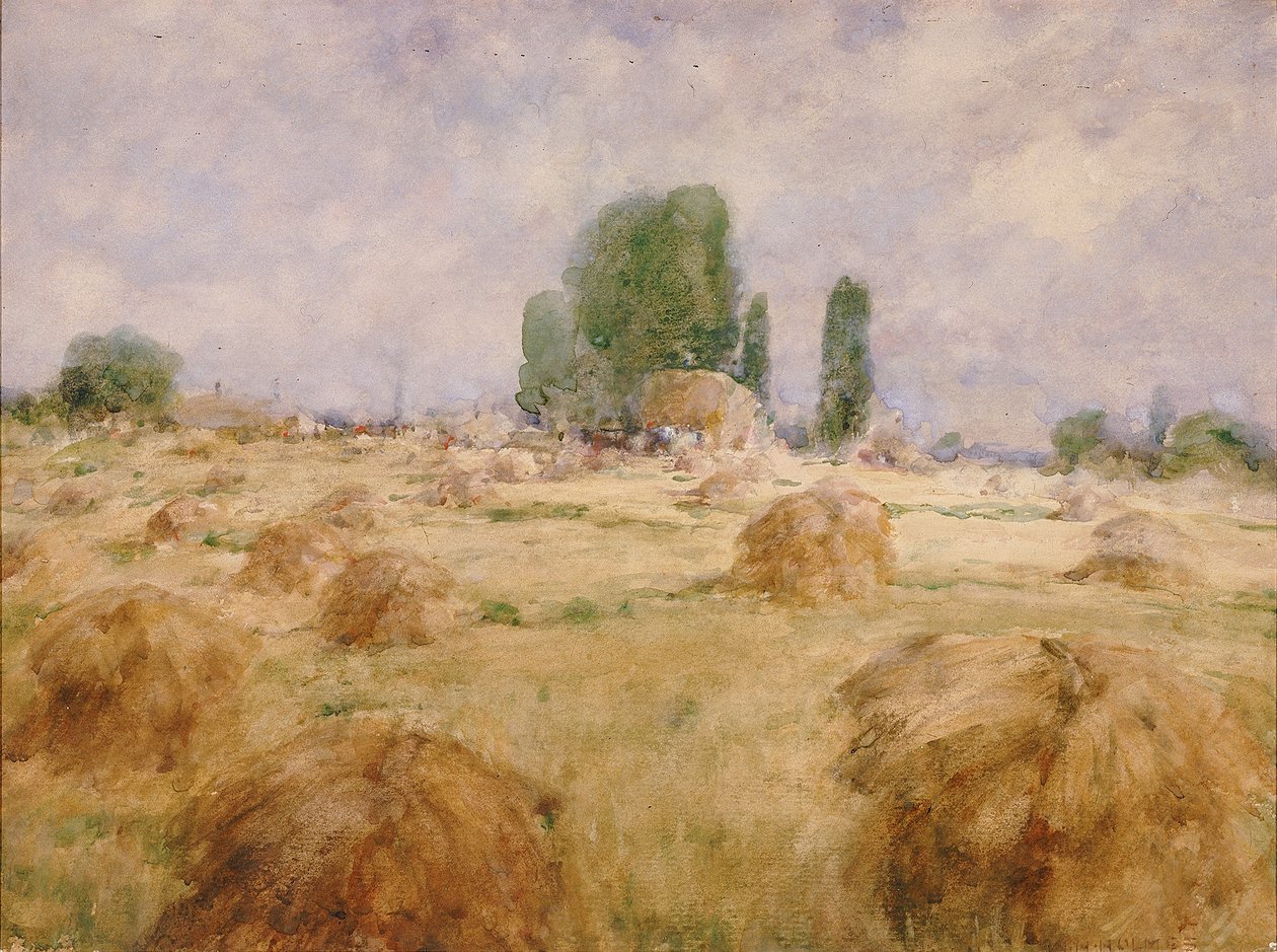 Pole szoku pszenicy, b.d. autorstwa William Henry Holmes