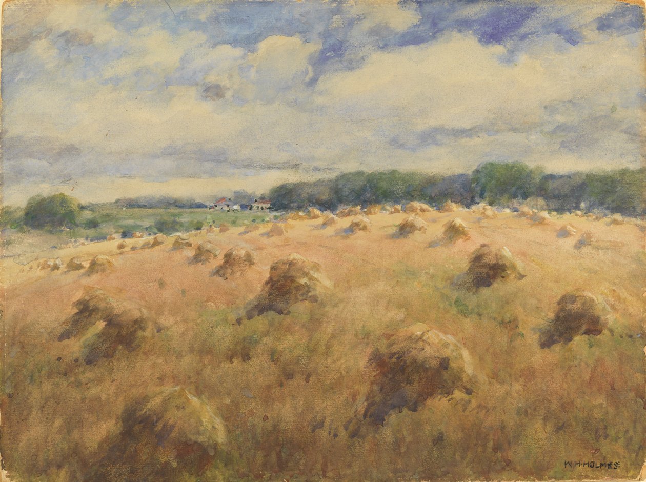 Maryland Wheat Fields, b.d. autorstwa William Henry Holmes