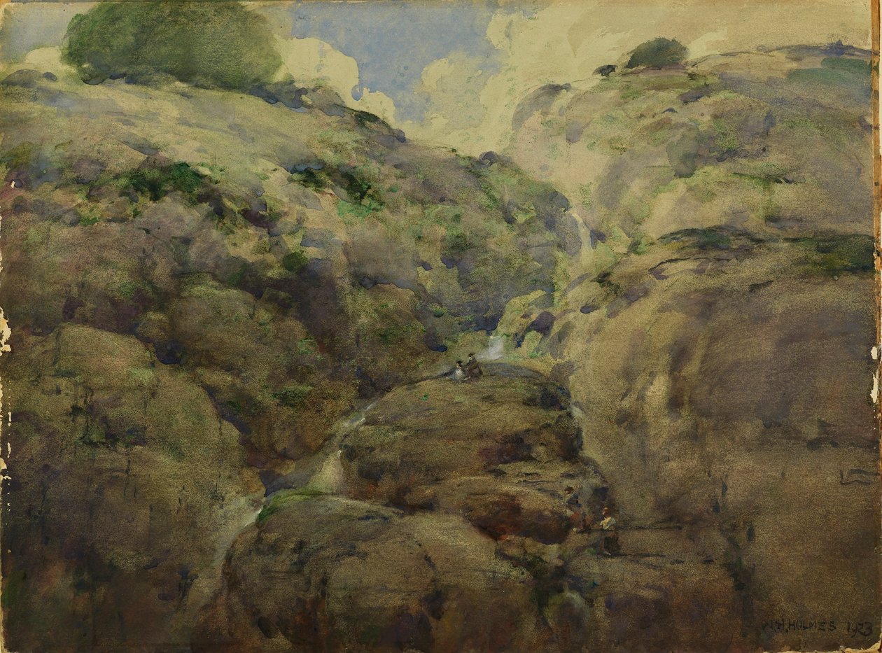 Mountain Gorge, Kolorado autorstwa William Henry Holmes