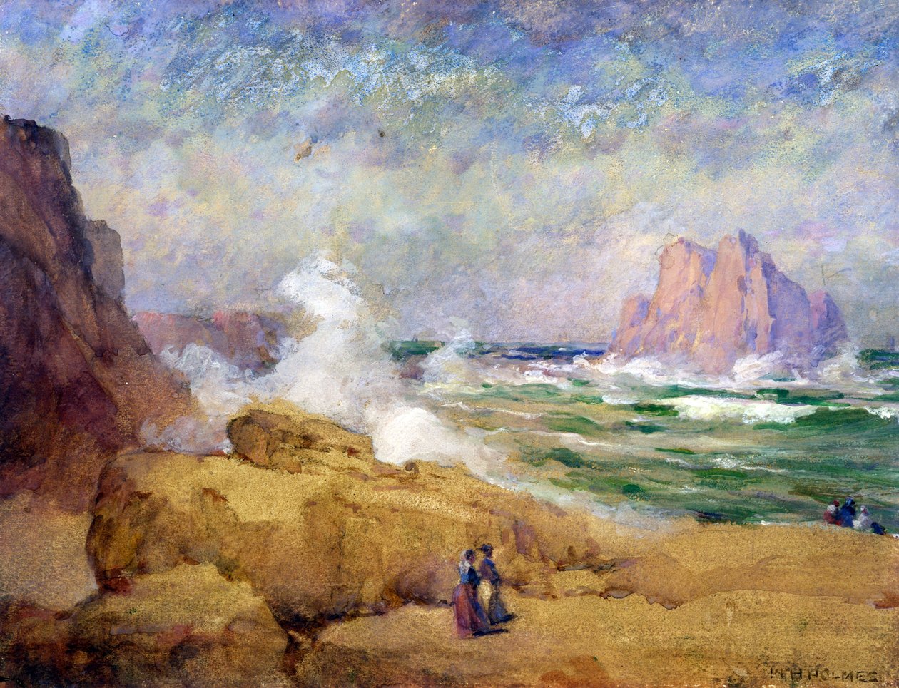 Na wybrzeżu Kalifornii autorstwa William Henry Holmes