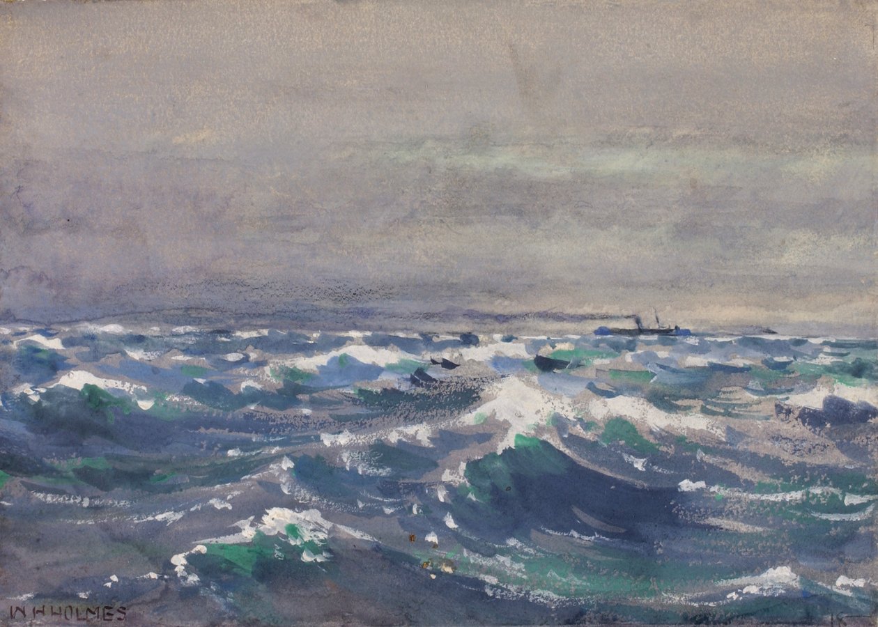 Na parowcu Bremen, niedaleko Nowej Szkocji, 1880. autorstwa William Henry Holmes