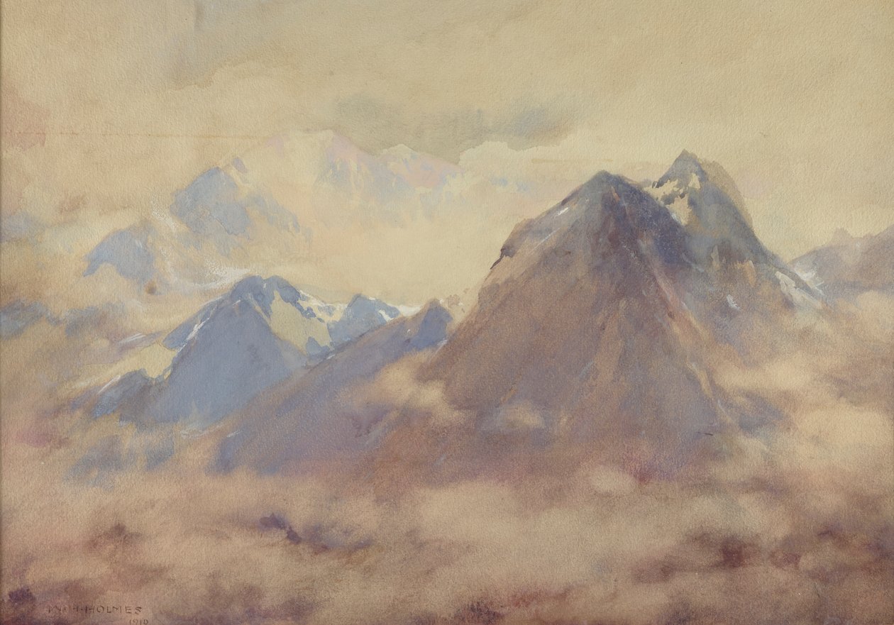 Własność Wszechmogącego, Impresja Wysokich Andów, 1910. autorstwa William Henry Holmes