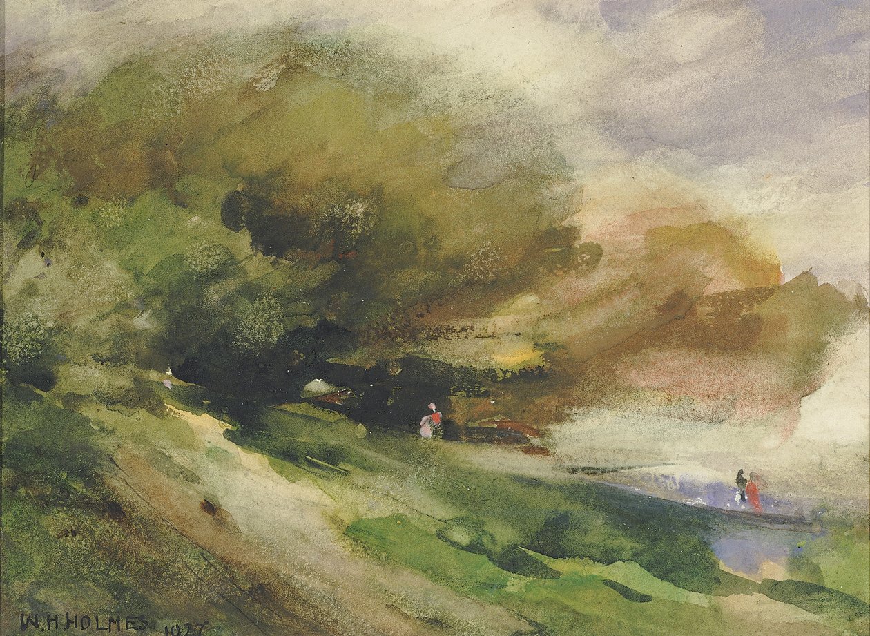 Zacieniony spacer, 1927. autorstwa William Henry Holmes