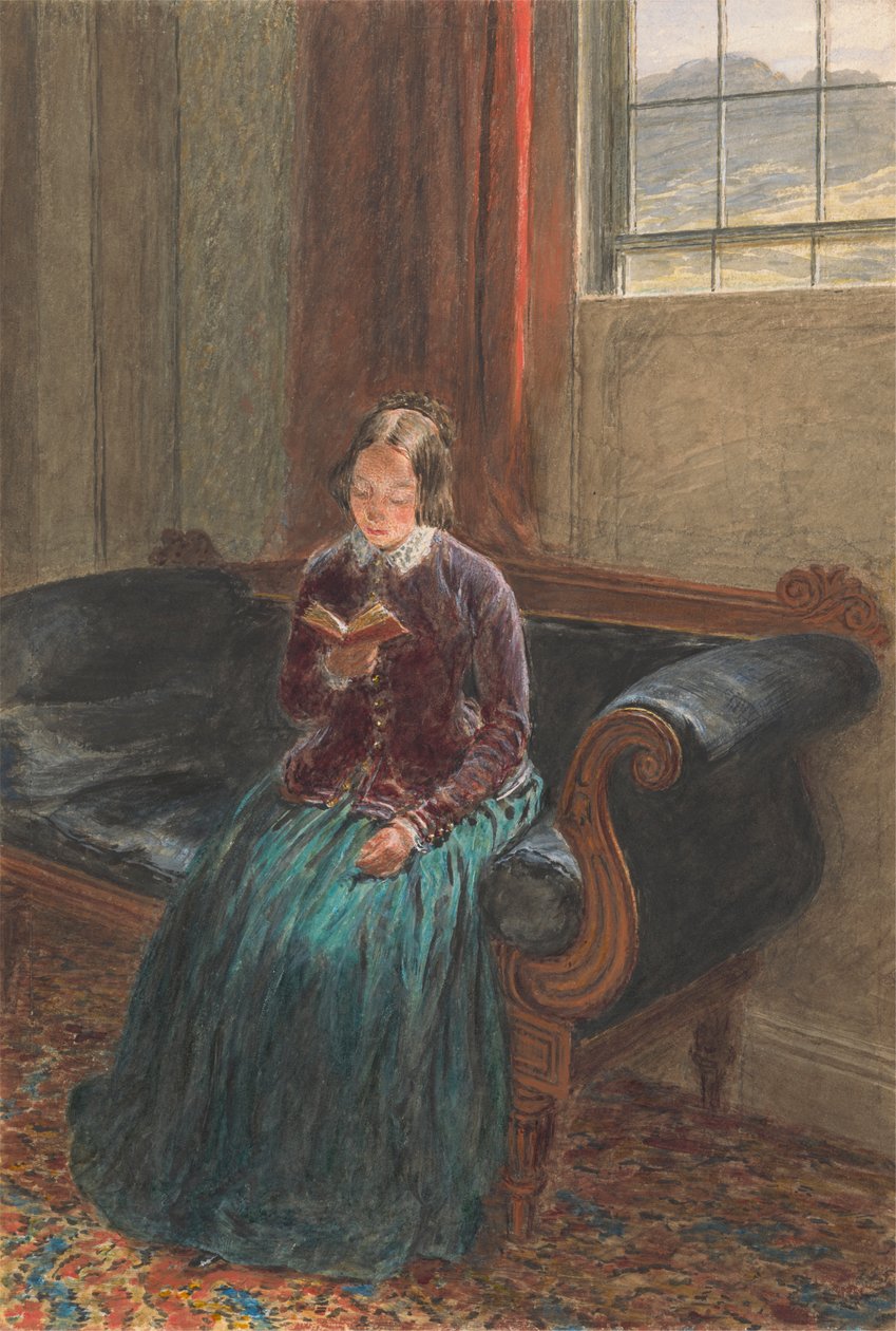 Pani czytająca autorstwa William Henry Hunt