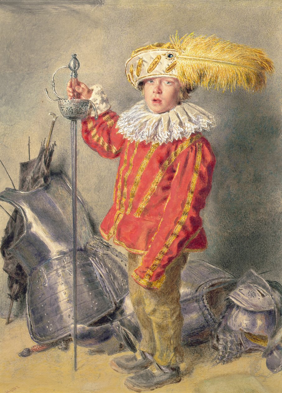 Odważny wojownik autorstwa William Henry Hunt