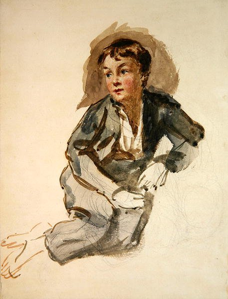 Urwis (ołówek i akwarela na papierze) autorstwa William Henry Hunt
