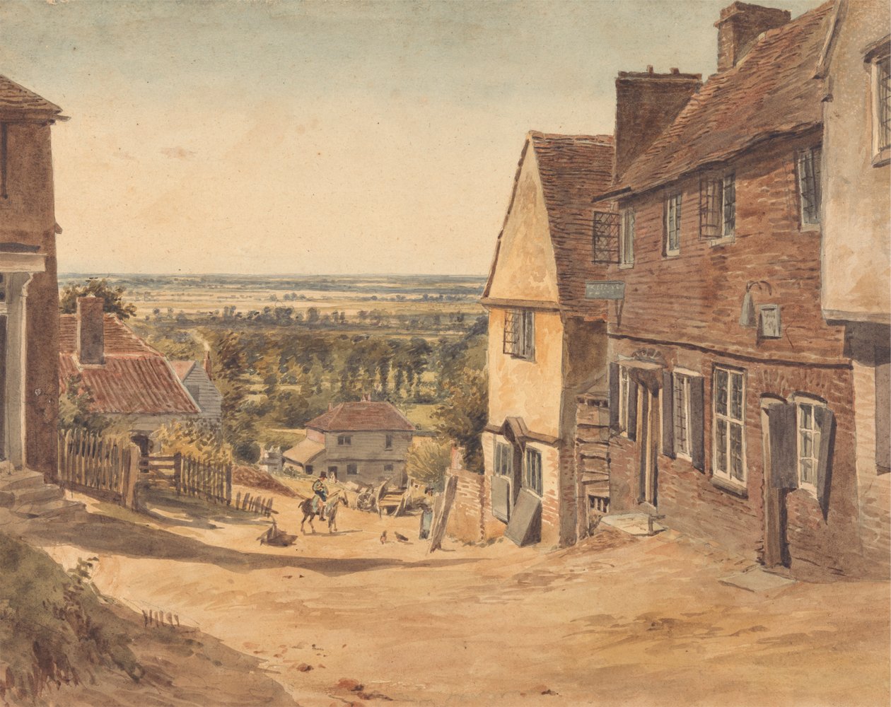 Dagnall Lane, St. Albans autorstwa William Henry Hunt