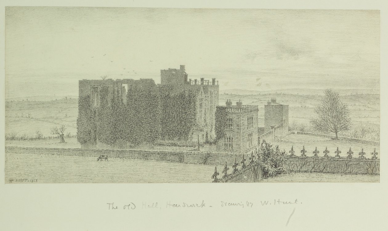 Hardwick Old Hall autorstwa William Henry Hunt