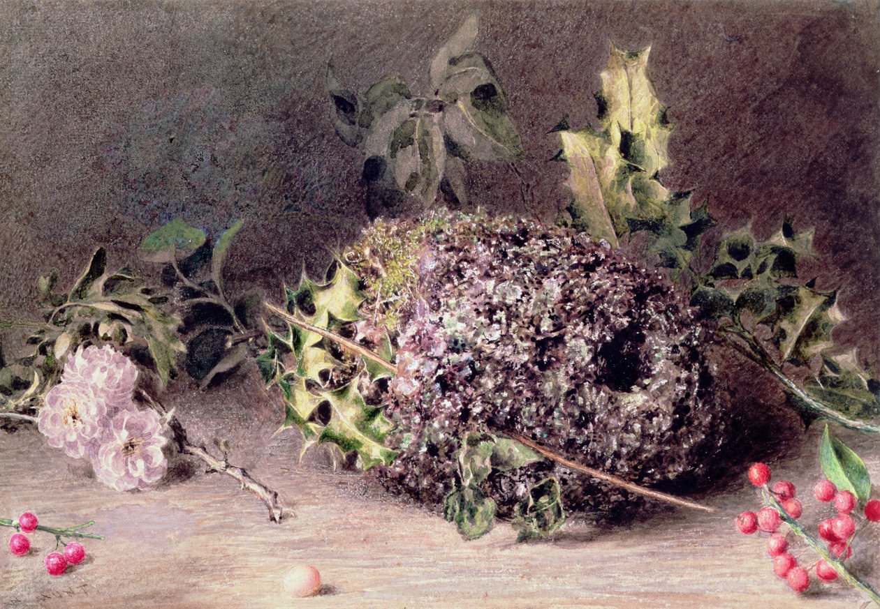 Gniazdo cycków długoogoniastych autorstwa William Henry Hunt