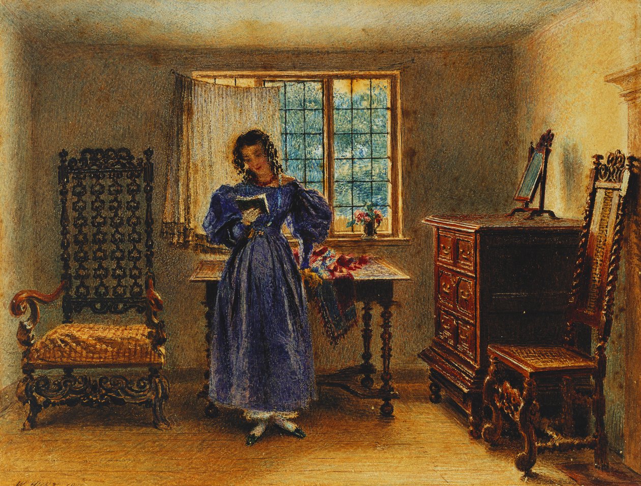 Niedzielny poranek, 1831 autorstwa William Henry Hunt