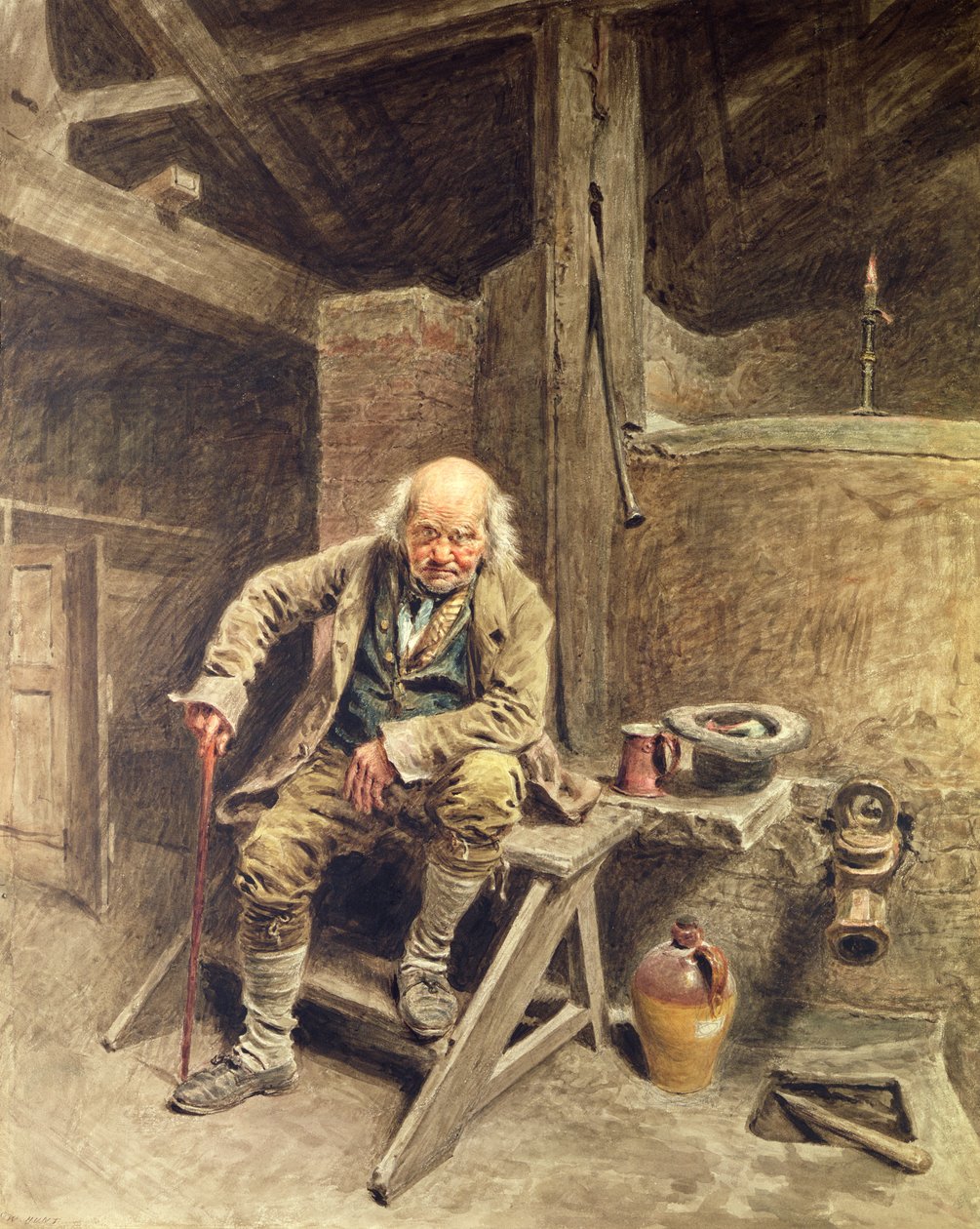 Wierny stary sługa autorstwa William Henry Hunt