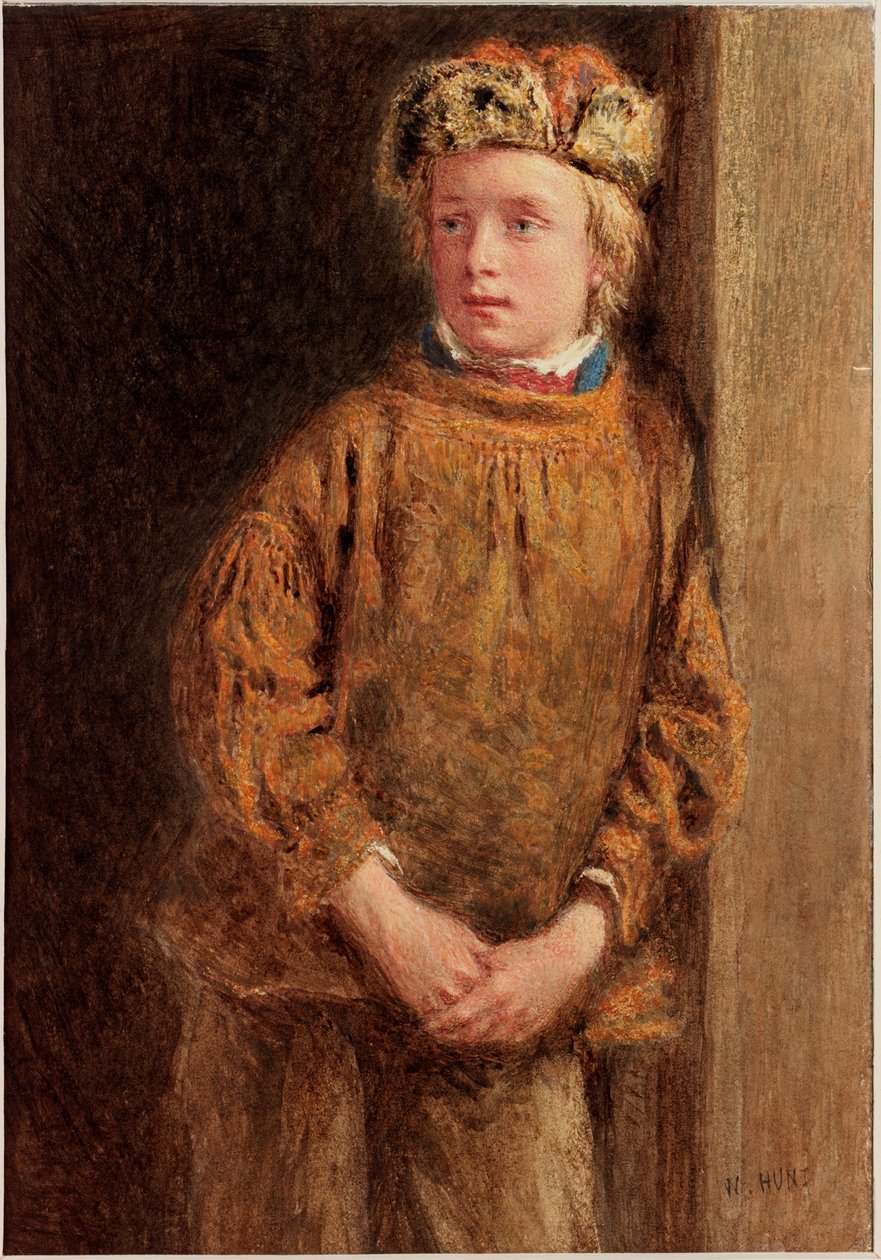 Rybak (bc i wc na papierze tkanym) autorstwa William Henry Hunt