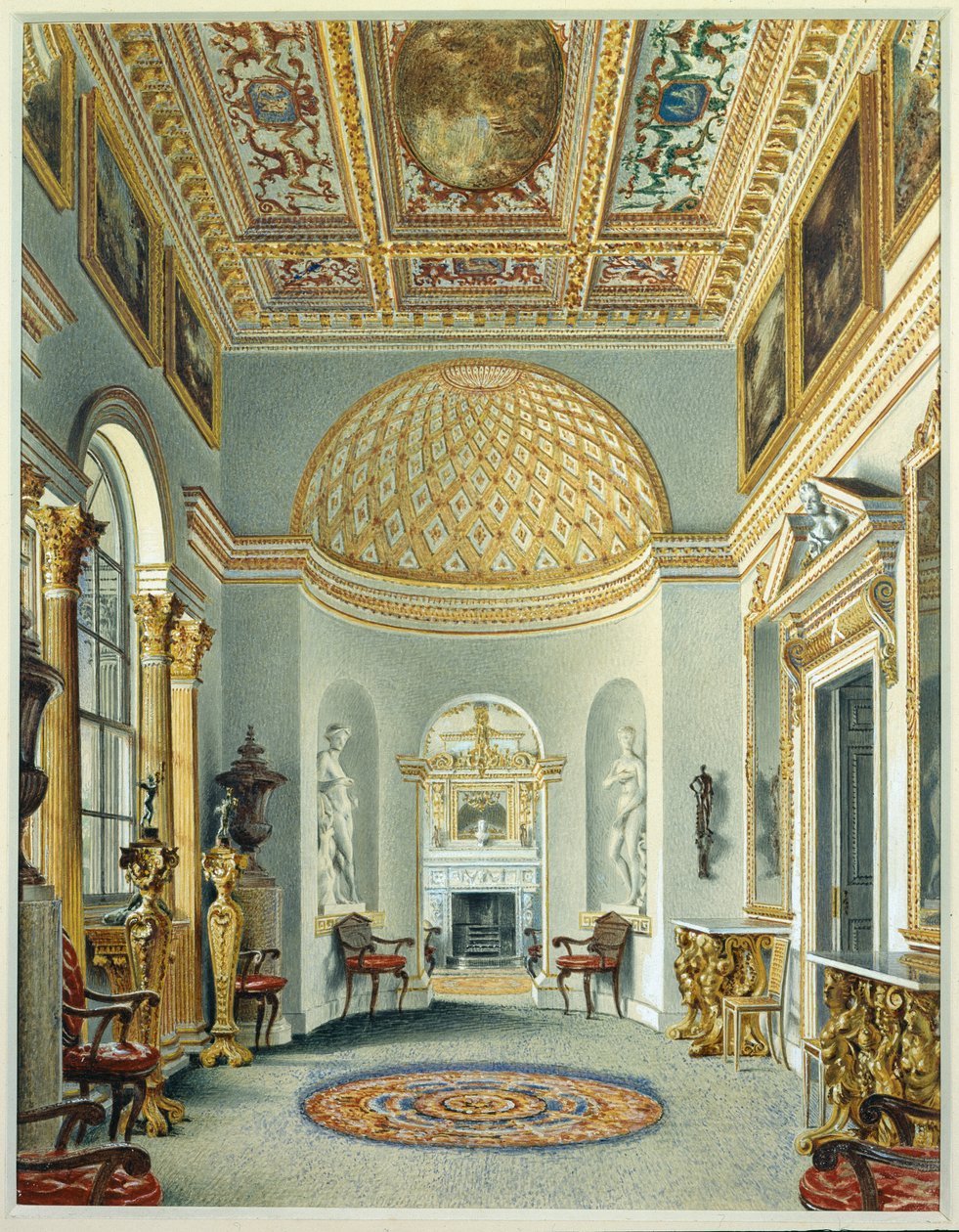 Galeria, Chiswick House (akwarela na papierze) autorstwa William Henry Hunt