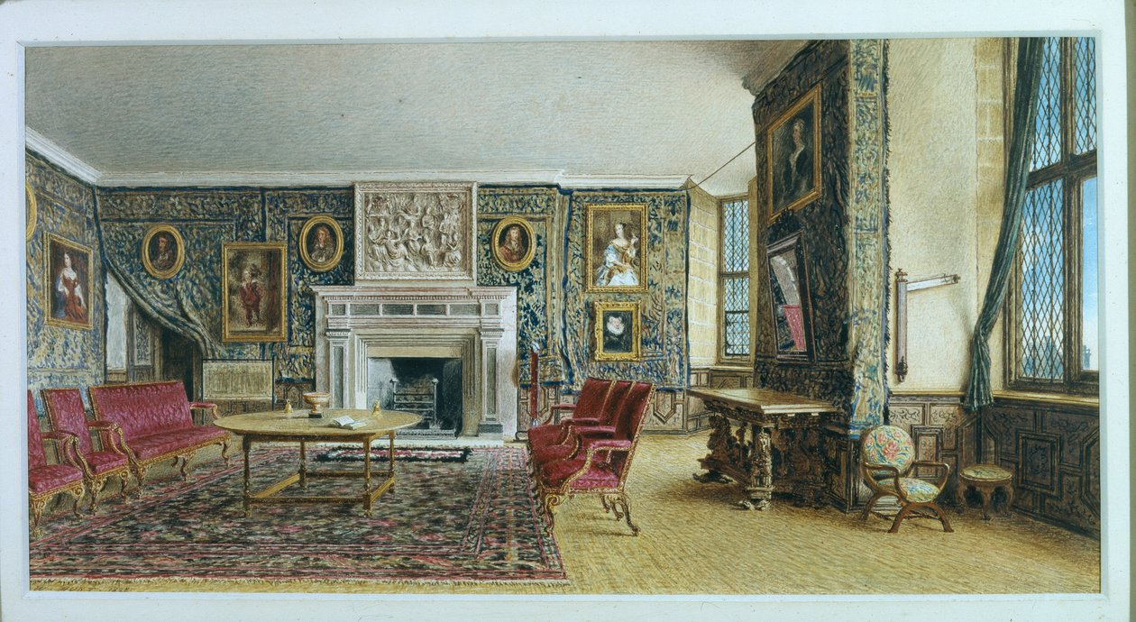 Biblioteka, Hardwick autorstwa William Henry Hunt