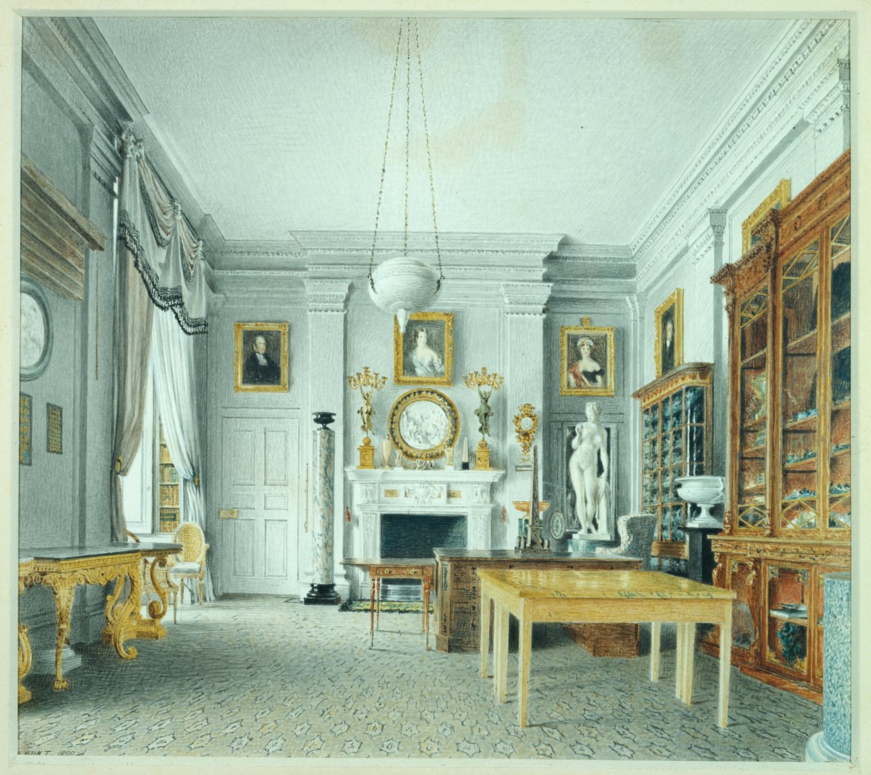 Pokój Poranna, Chatsworth autorstwa William Henry Hunt