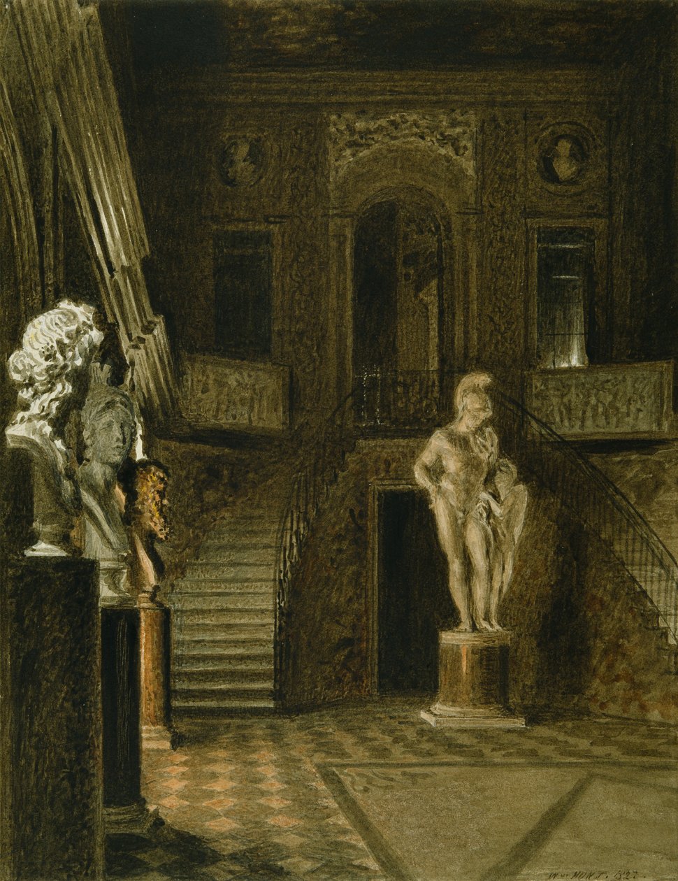 Malowana sala w Chatsworth autorstwa William Henry Hunt