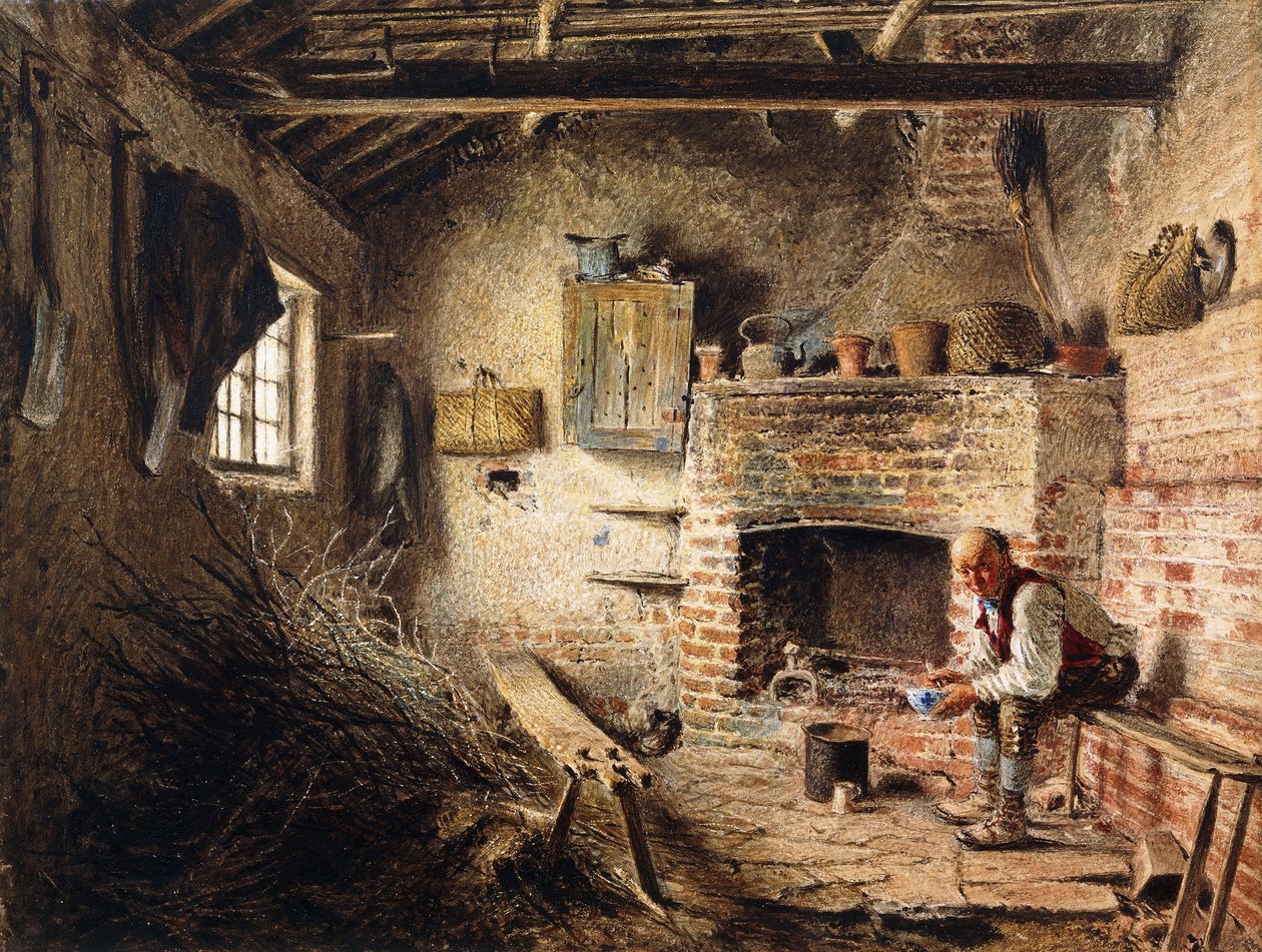 Śniadanie drwali, ok. 1832-1834 autorstwa William Henry Hunt