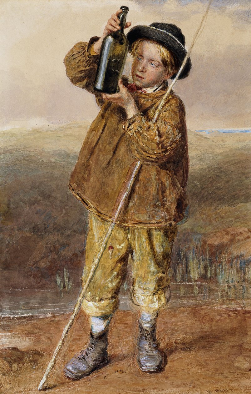 Młody wędkarz, autorstwa William Henry Hunt