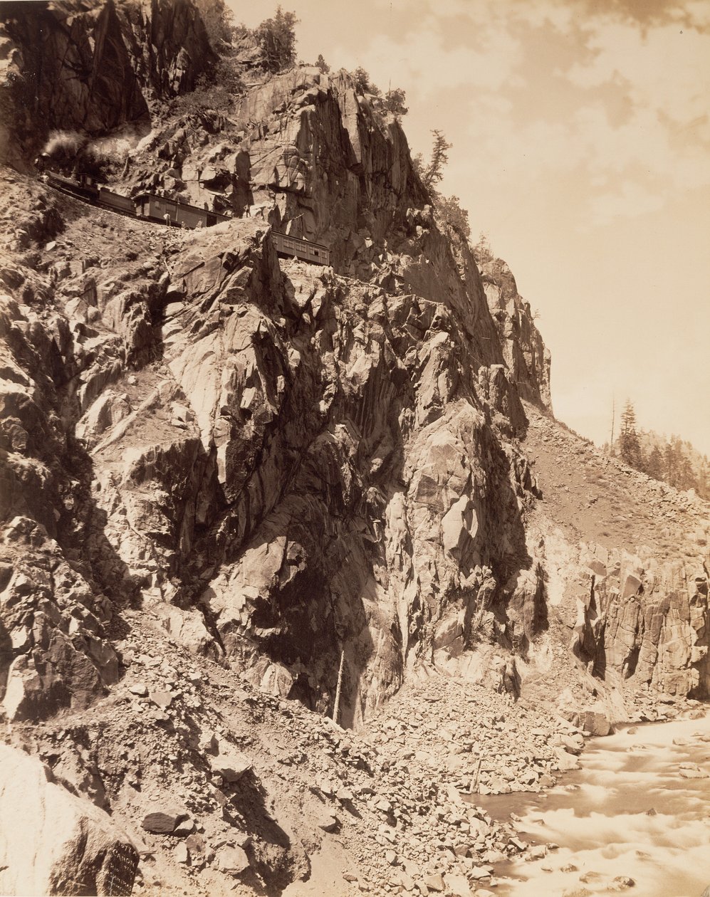 Cañon of the Rio Las Animas autorstwa William Henry Jackson