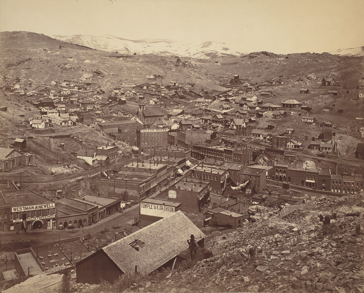 Central City, Kolorado autorstwa William Henry Jackson