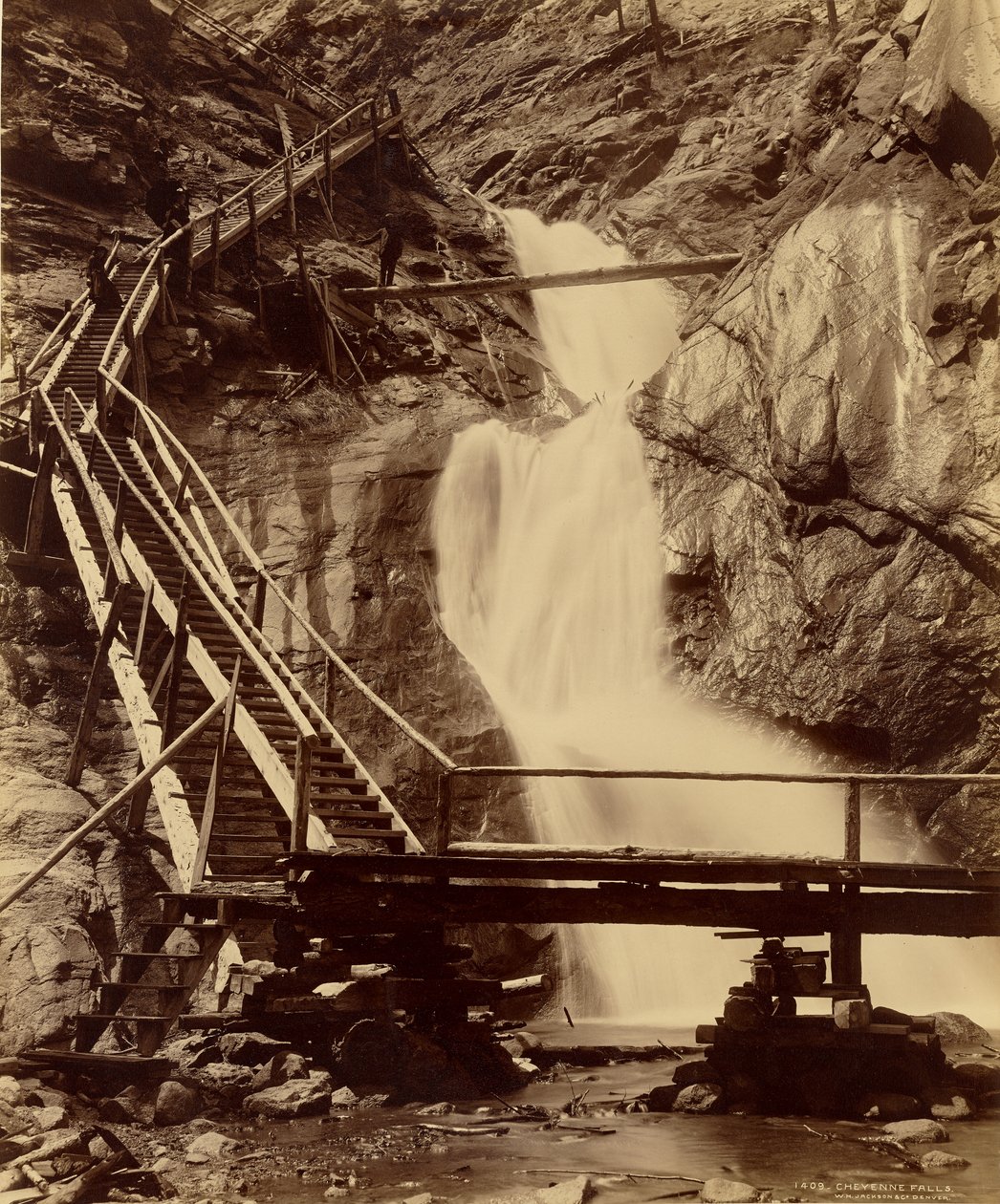 Cheyenne Falls autorstwa William Henry Jackson