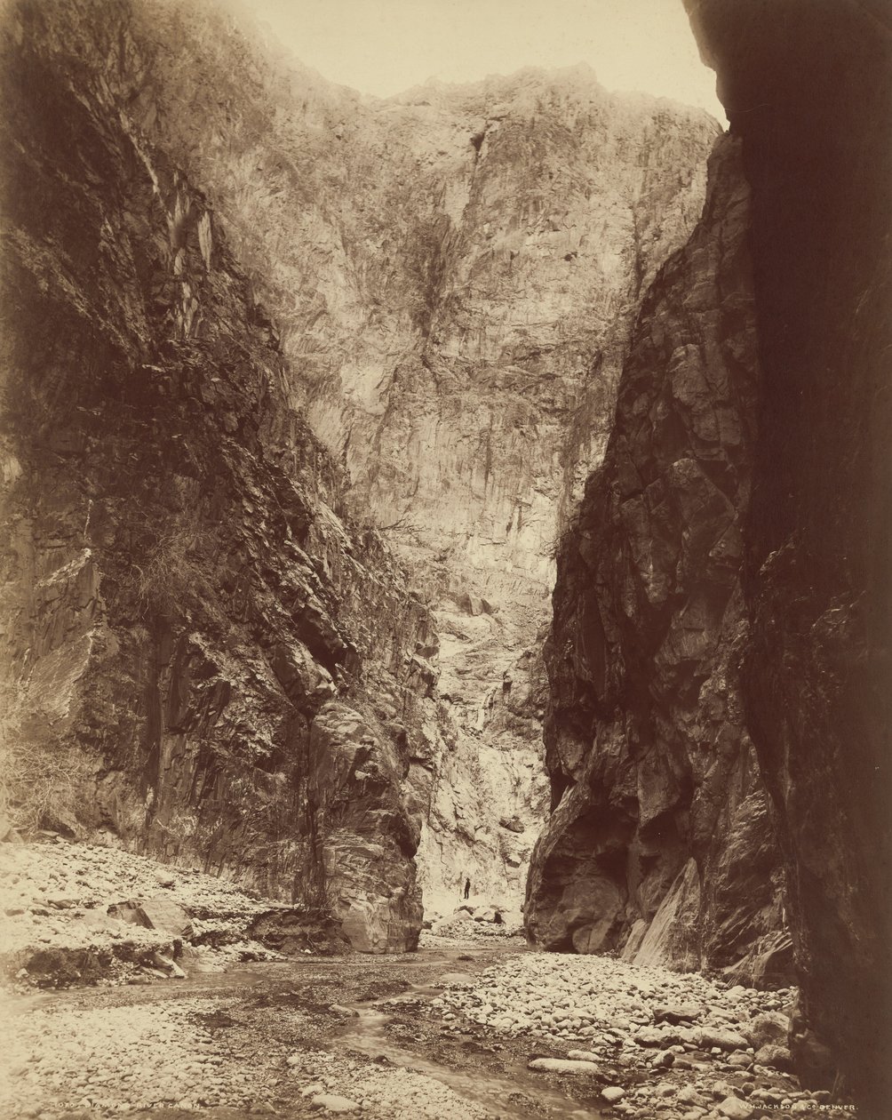 Diamond River Canyon, 1885 (zdjęcie) autorstwa William Henry Jackson
