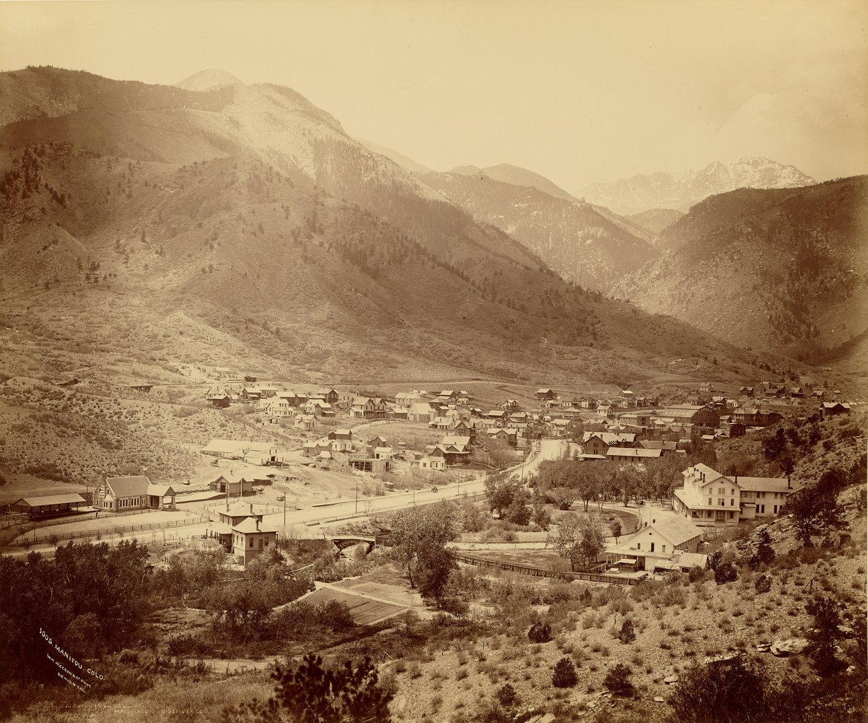Manitou, Kolorado autorstwa William Henry Jackson