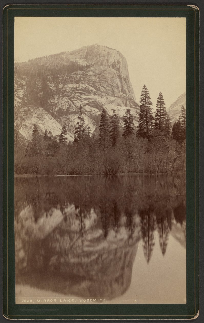 Mirror Lake. Yosemite. autorstwa William Henry Jackson