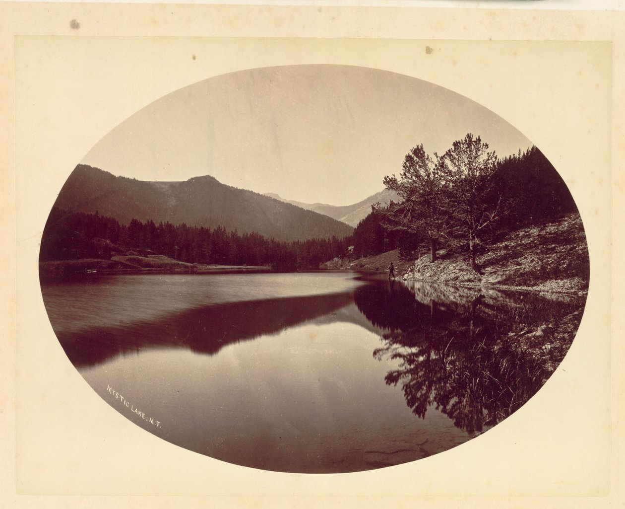 Mystic Lake, MT, 1872. autorstwa William Henry Jackson