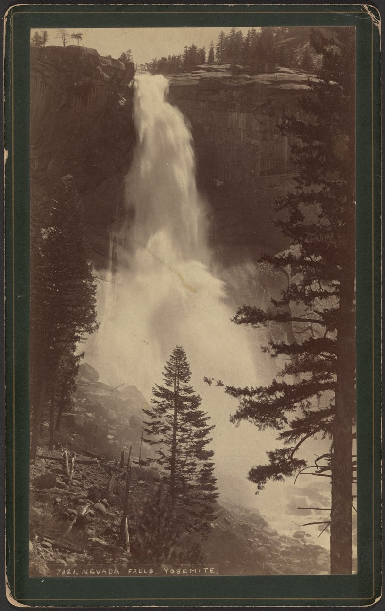 Wodospady Nevada, Nevada autorstwa William Henry Jackson