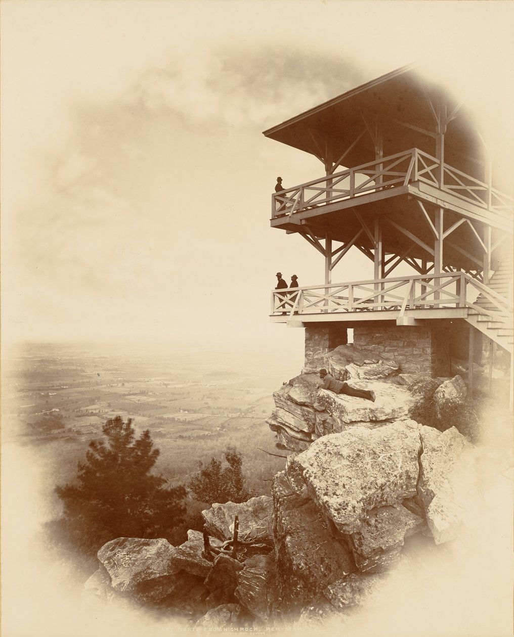 Na północ od High Rock, Pen-Mar autorstwa William Henry Jackson