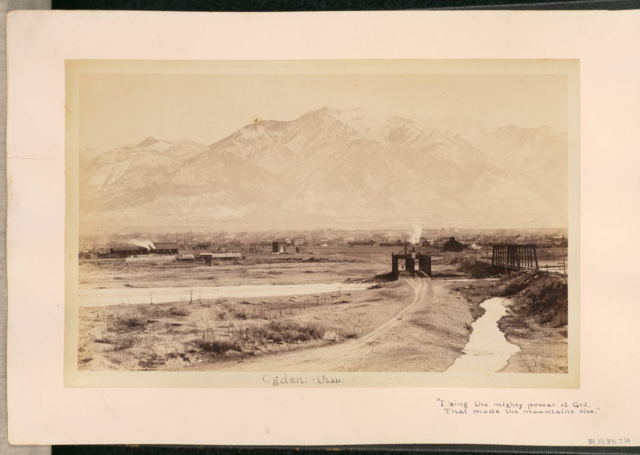 Ogden, Utah autorstwa William Henry Jackson