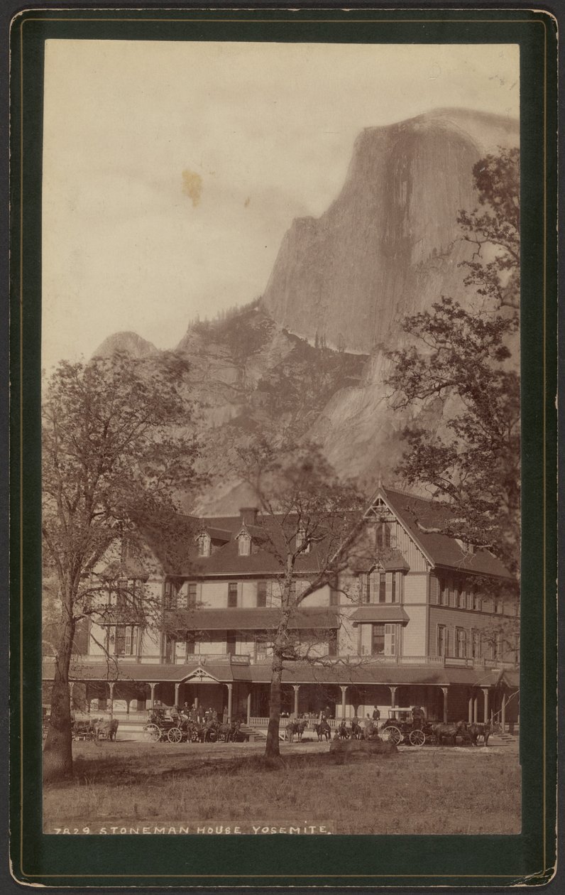 Stoneman House, Yosemite autorstwa William Henry Jackson