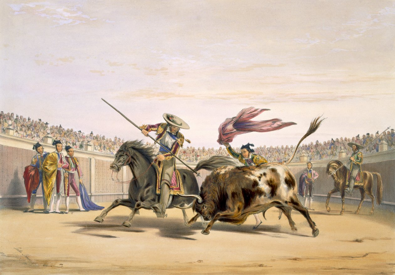 Byk w następstwie szarży, 1865 autorstwa William Henry Lake Price