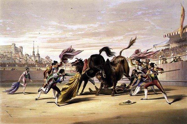 Picador zsiadł z konia autorstwa William Henry Lake Price