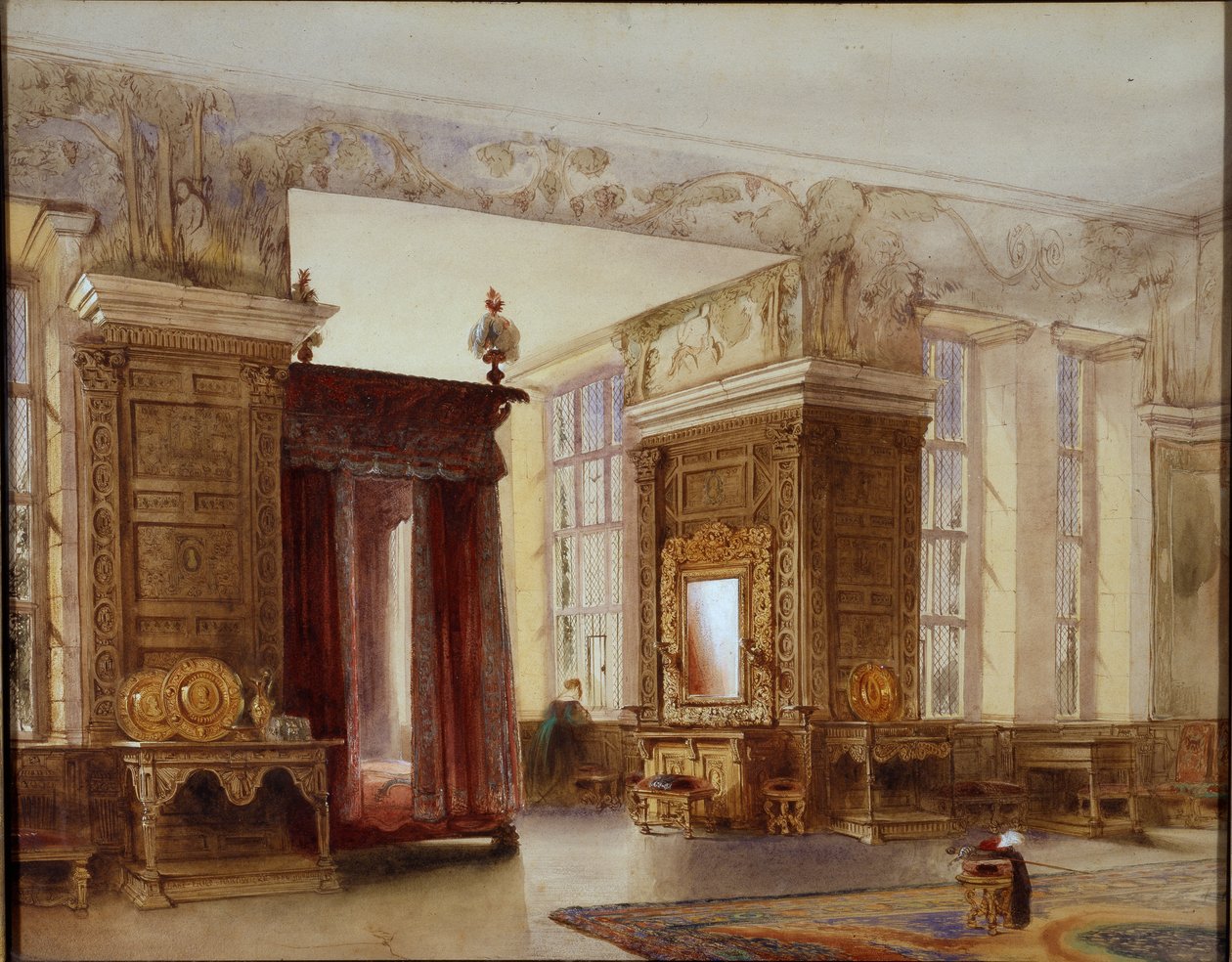 Izba Obecności w Hardwick autorstwa William Henry Lake Price