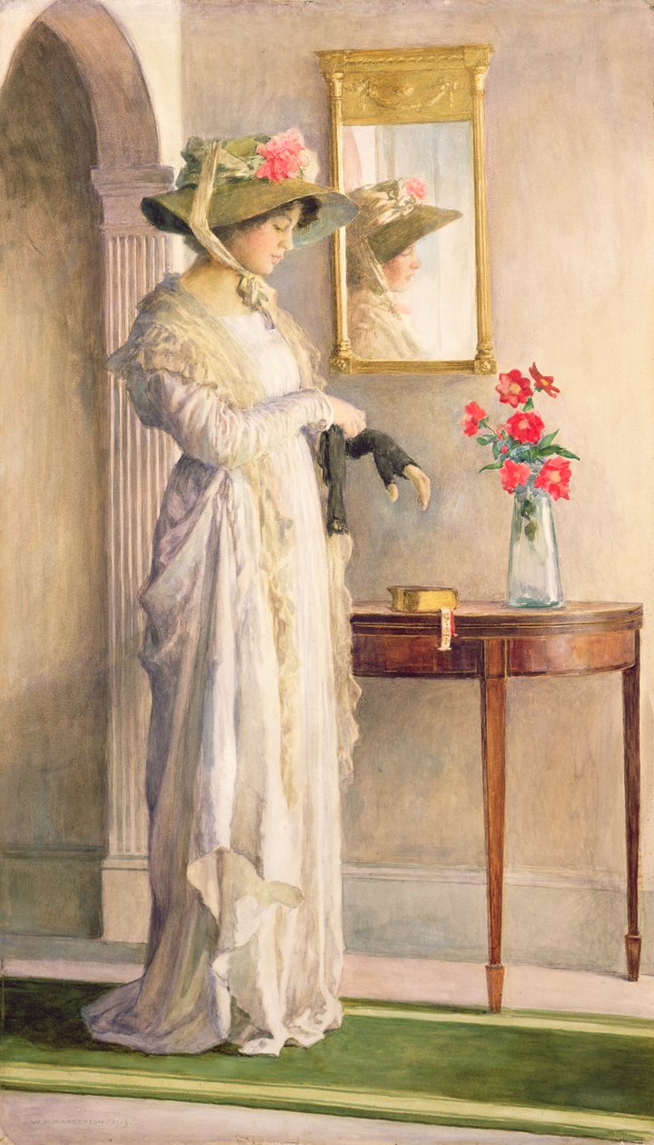 Chwila refleksji, 1909 autorstwa William Henry Margetson