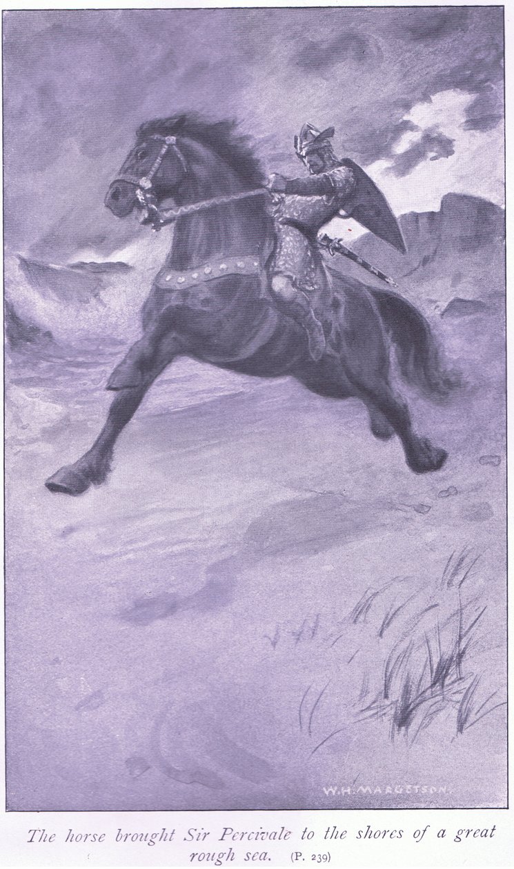 Koń przywiózł sir Percivale