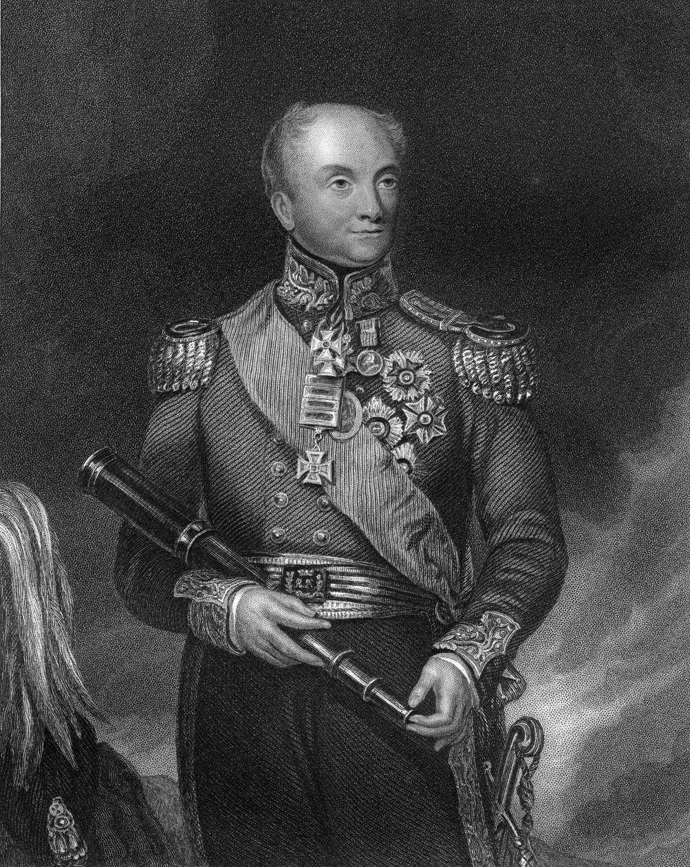 Generał Rowland Hill, głównodowodzący armii brytyjskiej, c1830-c1835 c1857. autorstwa William Henry Mote