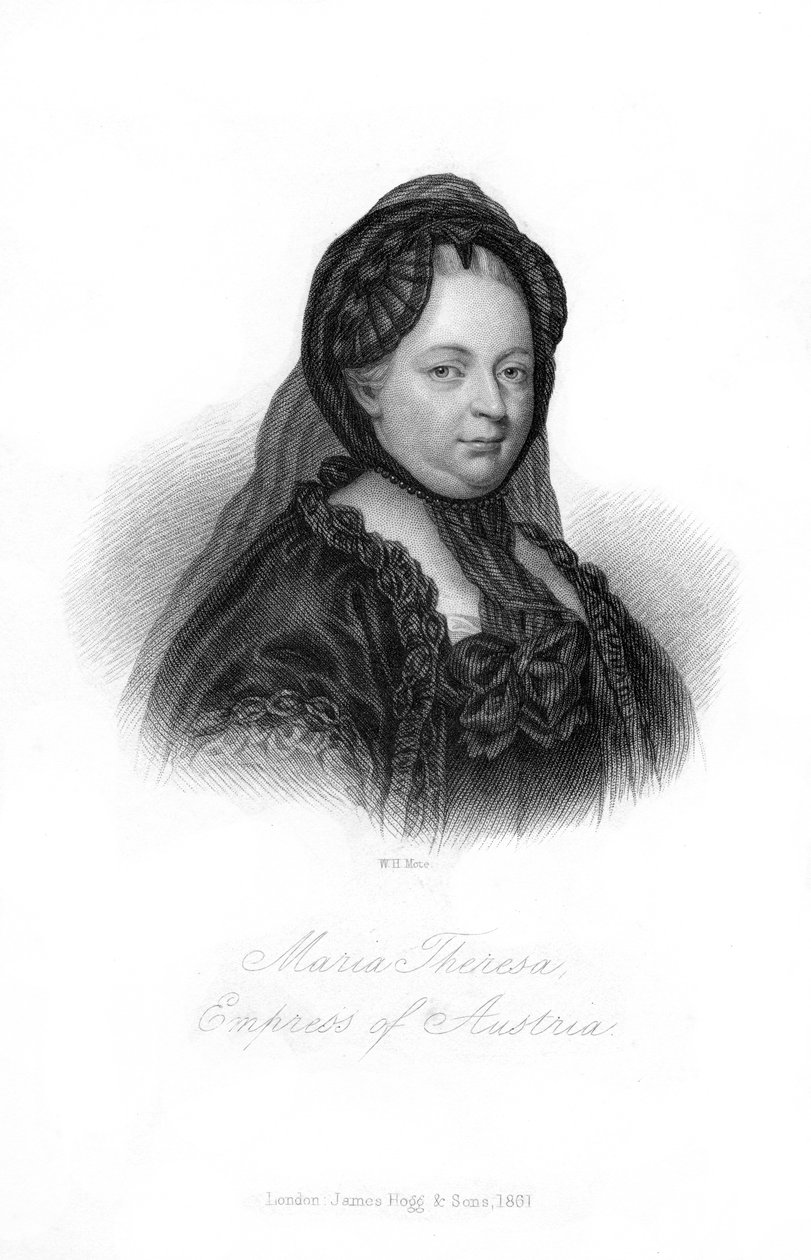 Maria Teresa, arcyksiężna Austrii, 1861. autorstwa William Henry Mote