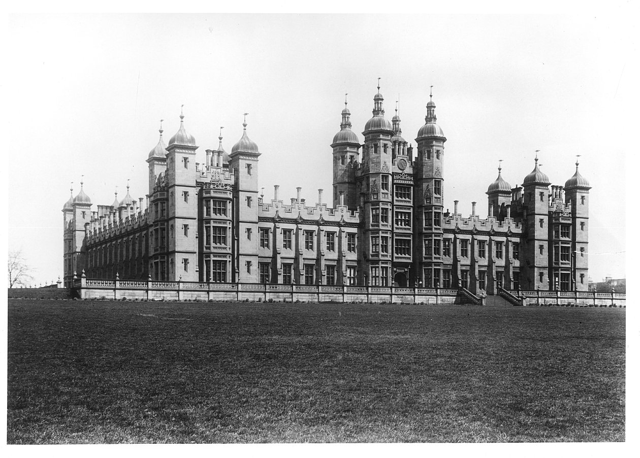 Szpital Donaldsonów, wybudowany w latach 1833-51 (fot. bw) autorstwa William Henry Playfair