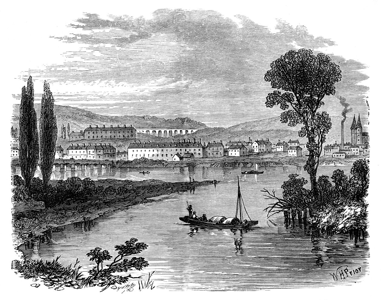 Sedan, XIX wiek. autorstwa William Henry Prior