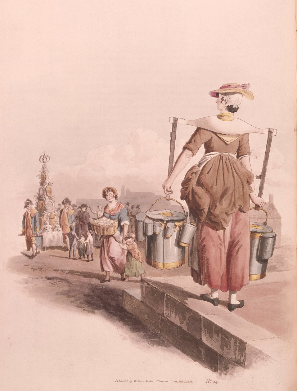 Dojarka, 1808 autorstwa William Henry Pyne